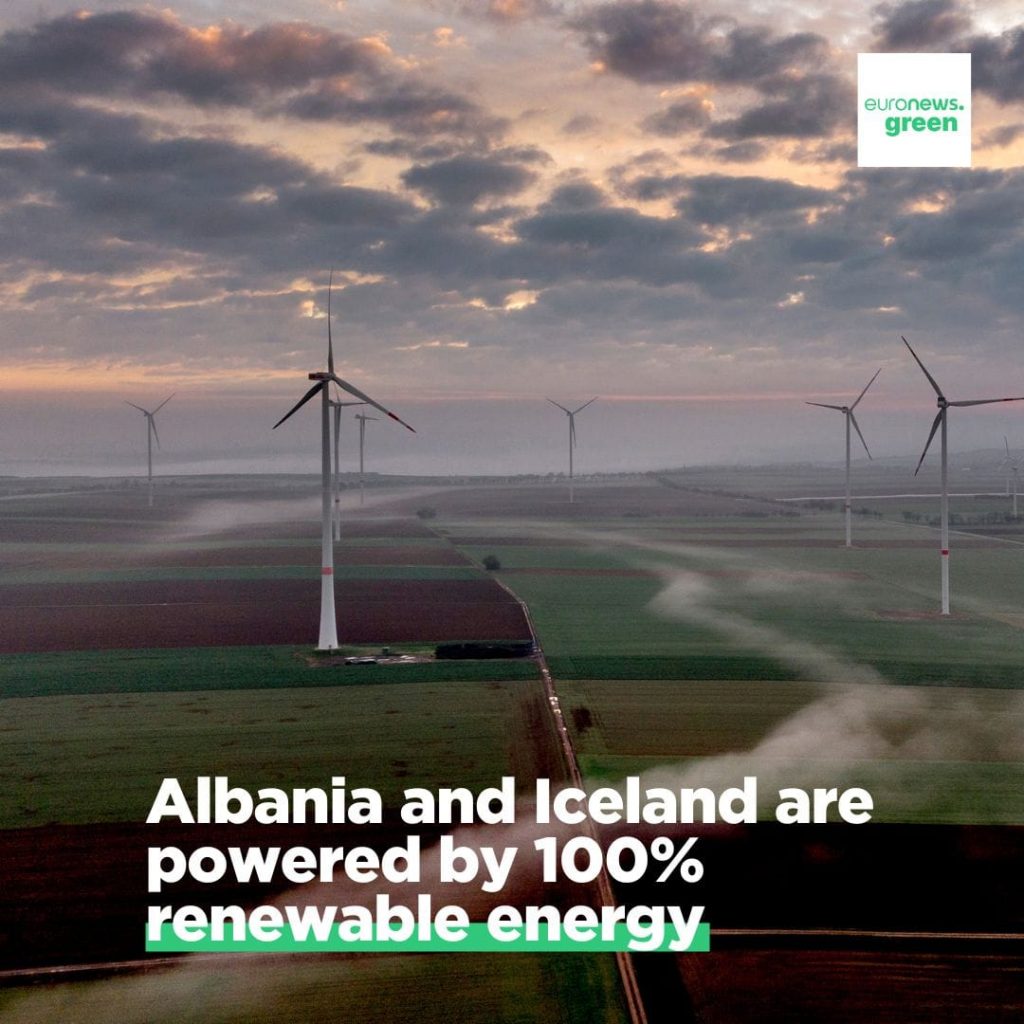Euronews Green: Shqipëria prodhon 100 % energji nga burime të rinovueshme