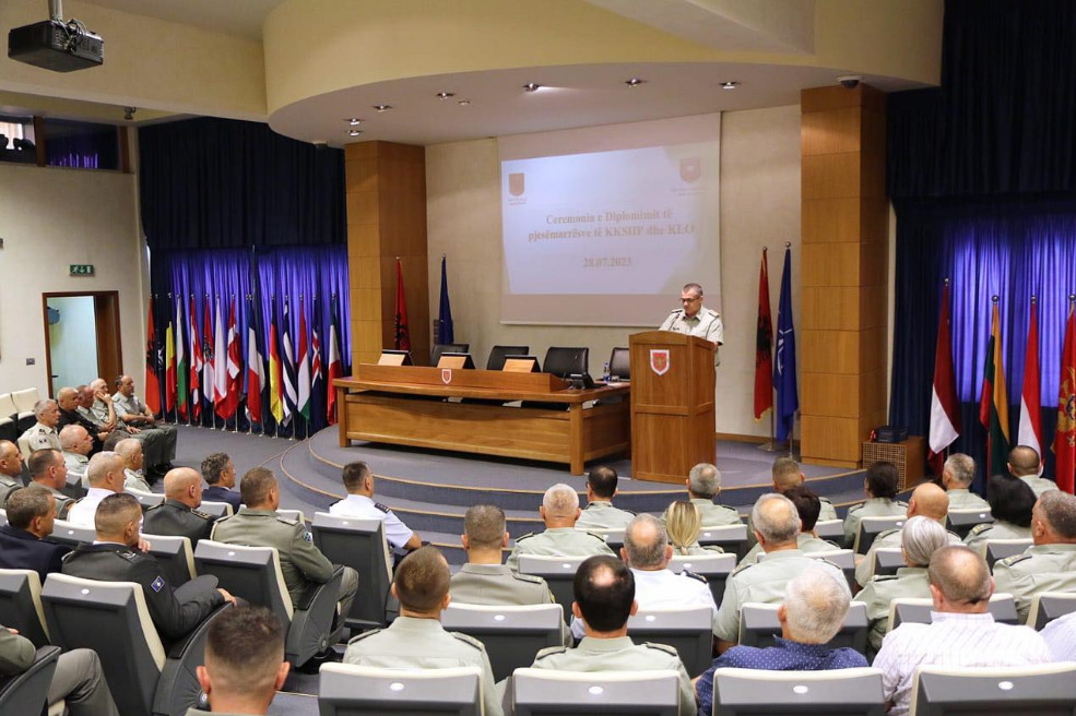 Kolegji i Mbrojtjes së Sigurisë, Peleshi: Përfundojnë kursin 61 efektivë, 17 prej tyre nga Kosova