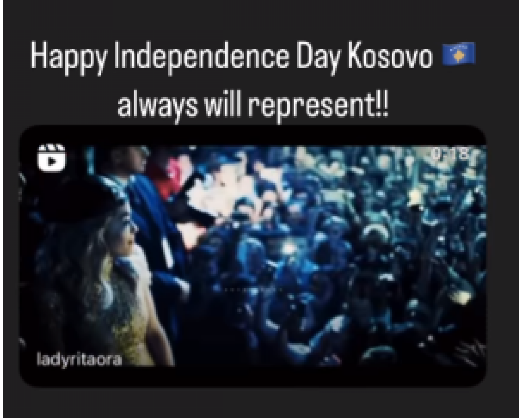 Kosova sot 15 vjet Shtet, Rita Ora uron e para nga yjet shqiptarë në botë