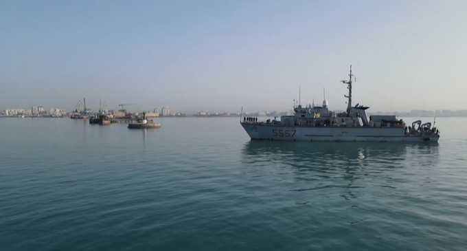 Anijet e NATO-s në Durrës, Peleshi: Stërvitje dhe operacione për gjetjen e minave historike