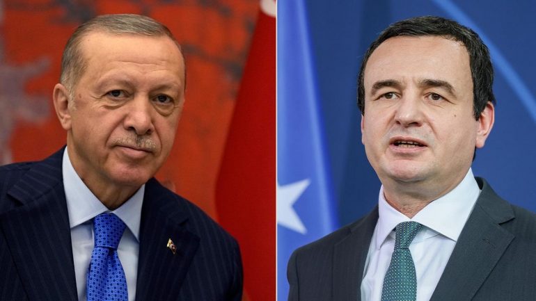 Kryeministri Kurti vizitë në Turqi, takim me Presidentin Erdogan