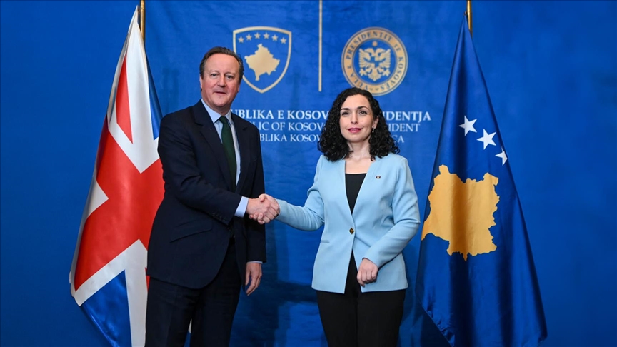 Osmani-Cameron: Anëtarësimi i Kosovës në NATO, hap i domosdoshëm për paqen dhe stabilitetin në rajon