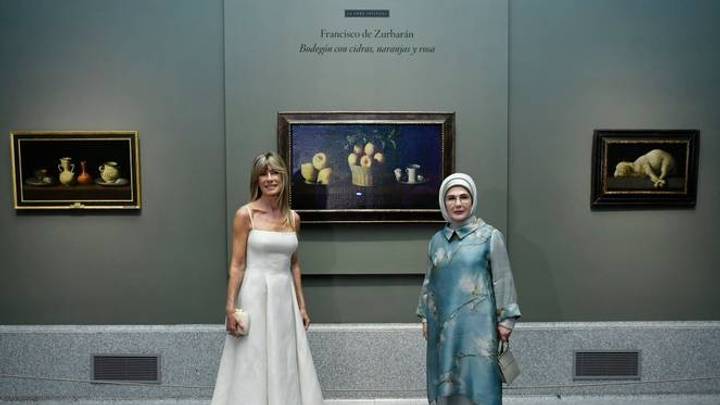 Zonja e Parë e Türkiyes vizitoi muzeun Prado në Spanjë
