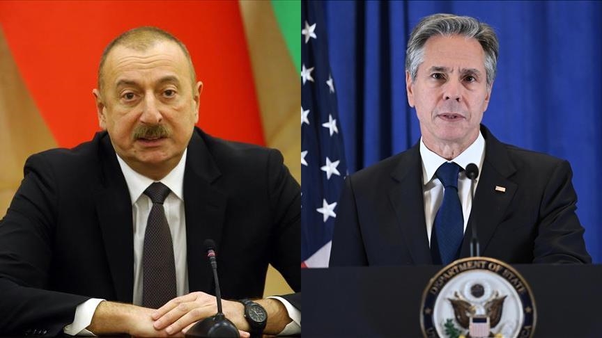 Aliyev dhe Blinken diskutojnë për procesin e paqes mes Azerbajxhanit dhe Armenisë