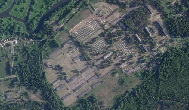 Imazhi i ri satelitor tregon kampin që Wagner ka ndërtuar në Bjellorusi