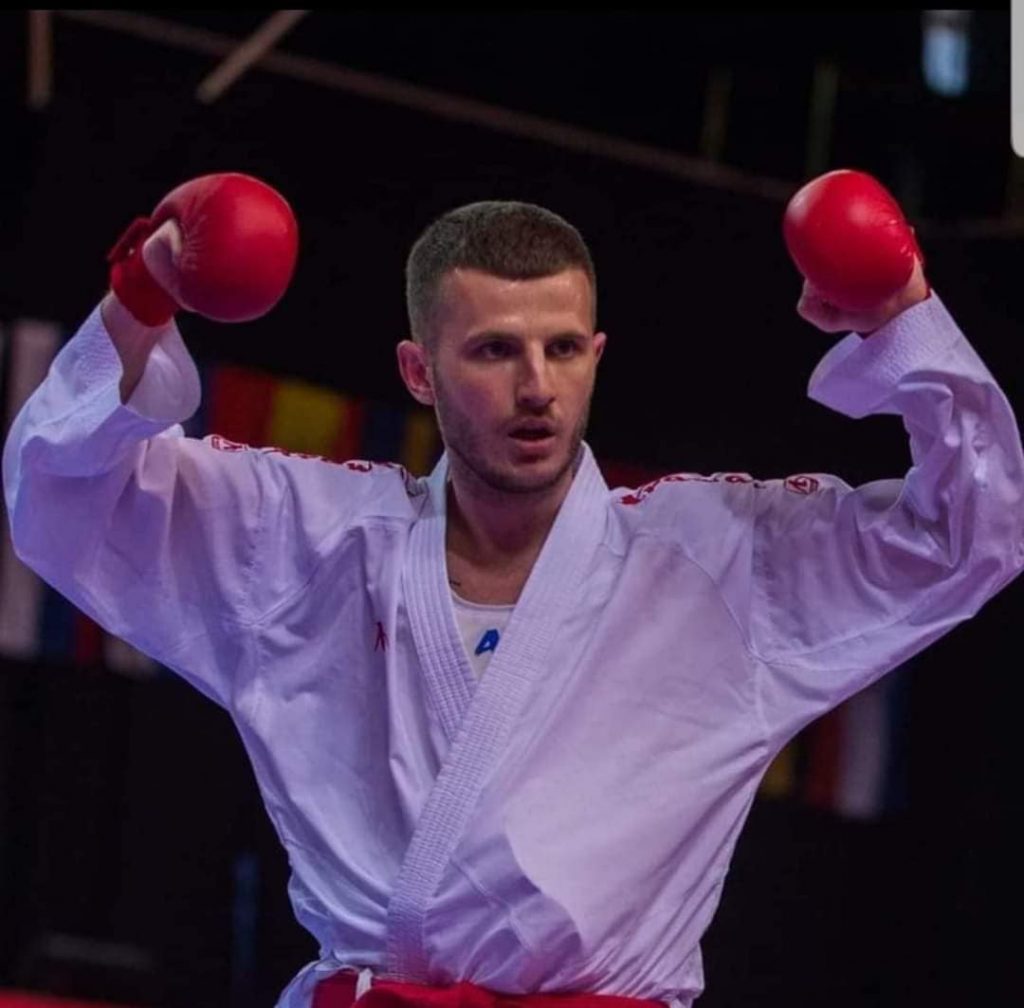 Orges Arifi në finalen e Evropianit të karatesë