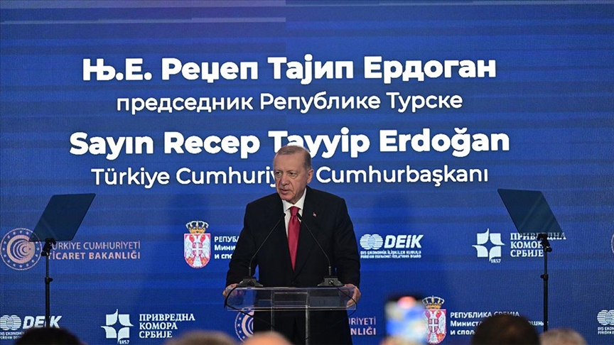 Erdoğan: Vëllimi i shkëmbimit tregtar me Serbinë ka tejkaluar dy miliardë dollarë