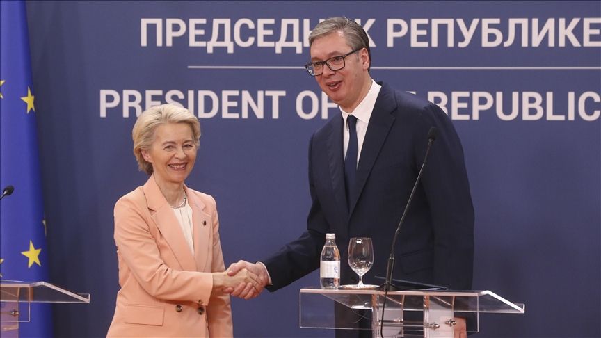 Von der Leyen në Beograd: Serbia një nga vendet më të përparuara në procesin e anëtarësimit në BE