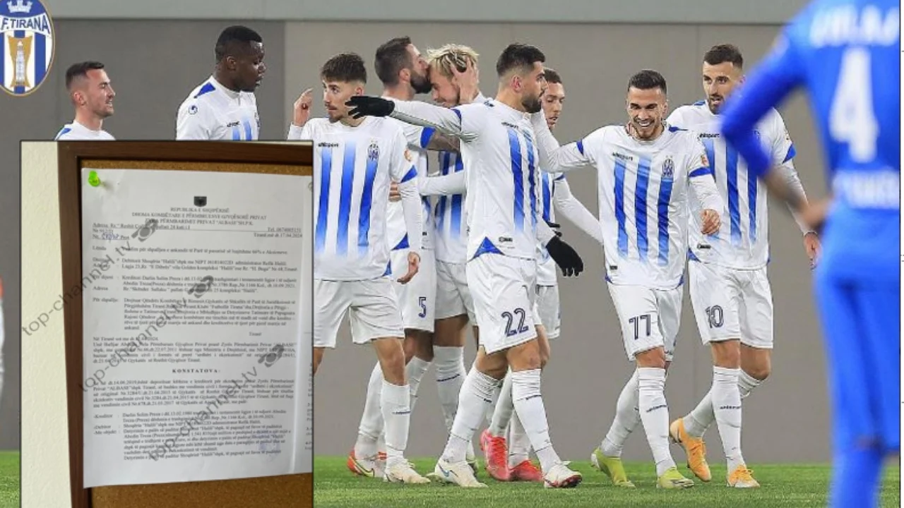 Zbulohet dokumenti, klubi i futbollit “Tirana” del në ankand. Ja vlera e 66% të aksioneve të 26 herë kampionëve të Shqipërisë