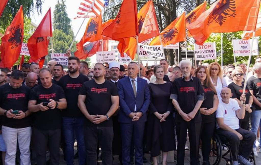 PD: Protesta e shqiptarëve të Luginës së Preshevës për dinjitet dhe identitet