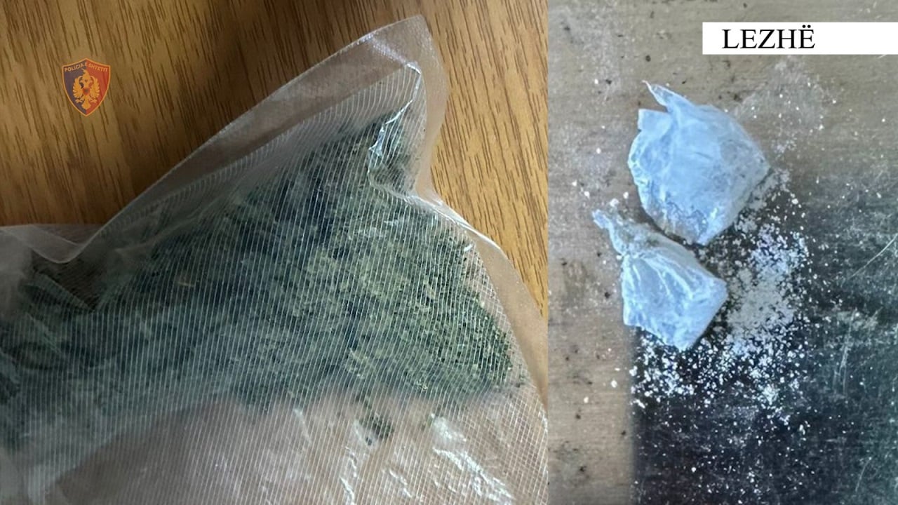 Iu gjet kokainë dhe kanabis i ndarë në doza për shitje, arrestohet 17-vjeçari në Lezhë