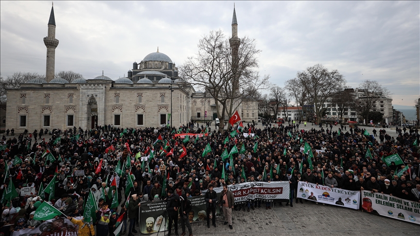 Në Istanbul u mbajt protestë kundër sulmeve izraelite në Gaza
