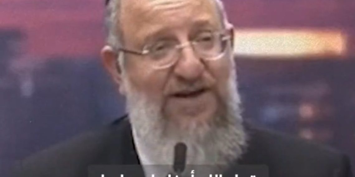 Rabini hebre: Arabët, sundim mbi popullin e Izraelit!