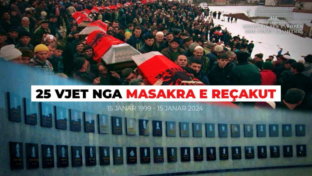 25-vjetori i masakrës së Reçakut, Hasani: Mizori të tilla nuk duhet të përsëriten më