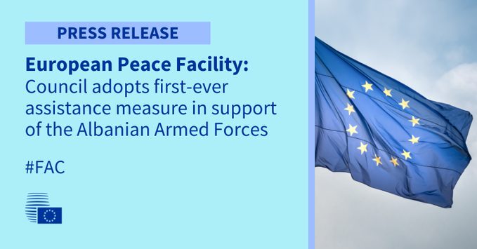Këshilli i BE-së, 13 milionë euro në mbështetje të Forcave të Armatosura shqiptare