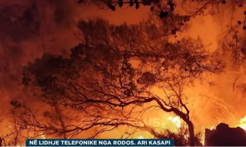 Zjarret djegin Rodosin, flet shqiptari në ishull: Turistët po evakuohen me avionë