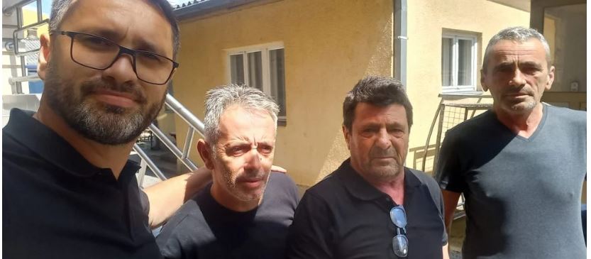 U liruan sot nga paraburgimi në Serbi, del foto e parë e tre policëve të Kosovës