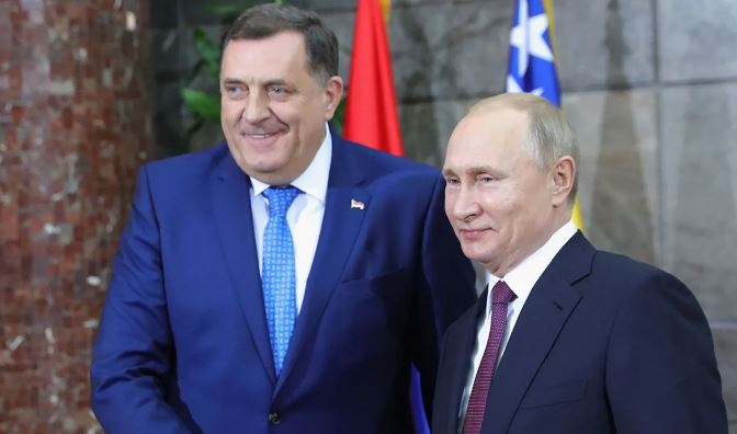 Dodik siguron Moskën: Republika Sërpska nuk do të lejojë Bonsjen të marrë sanksione ndaj Rusisë