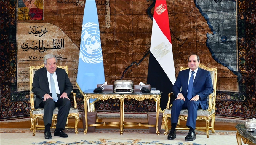 Presidenti egjiptian dhe shefi i OKB-së theksojnë rëndësinë e një “armëpushimi të menjëhershëm