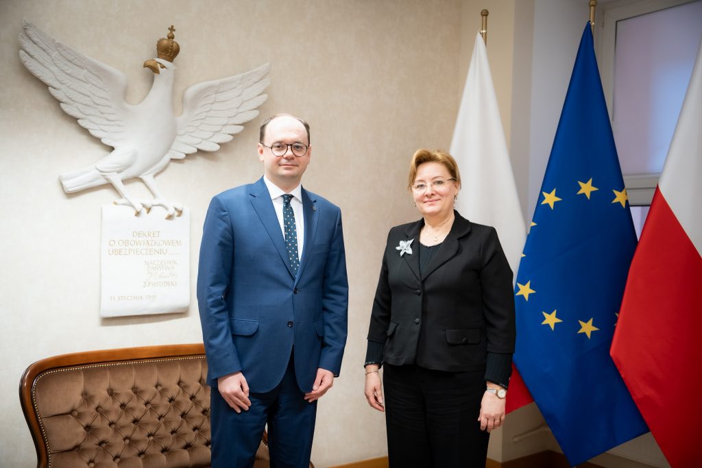 Ambasadorja Halimi, takim me ministrin polak për njohjen e sigurimeve shoqërore mes dy vendeve