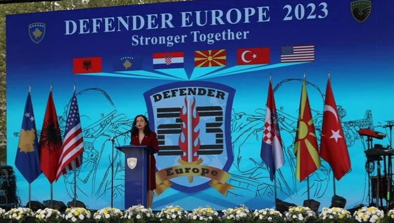 Kosovë, mbahet ceremonia e fillimit të stërvitjes më të madhe ndërkombëtare në Ballkan “Defender Europe 23”