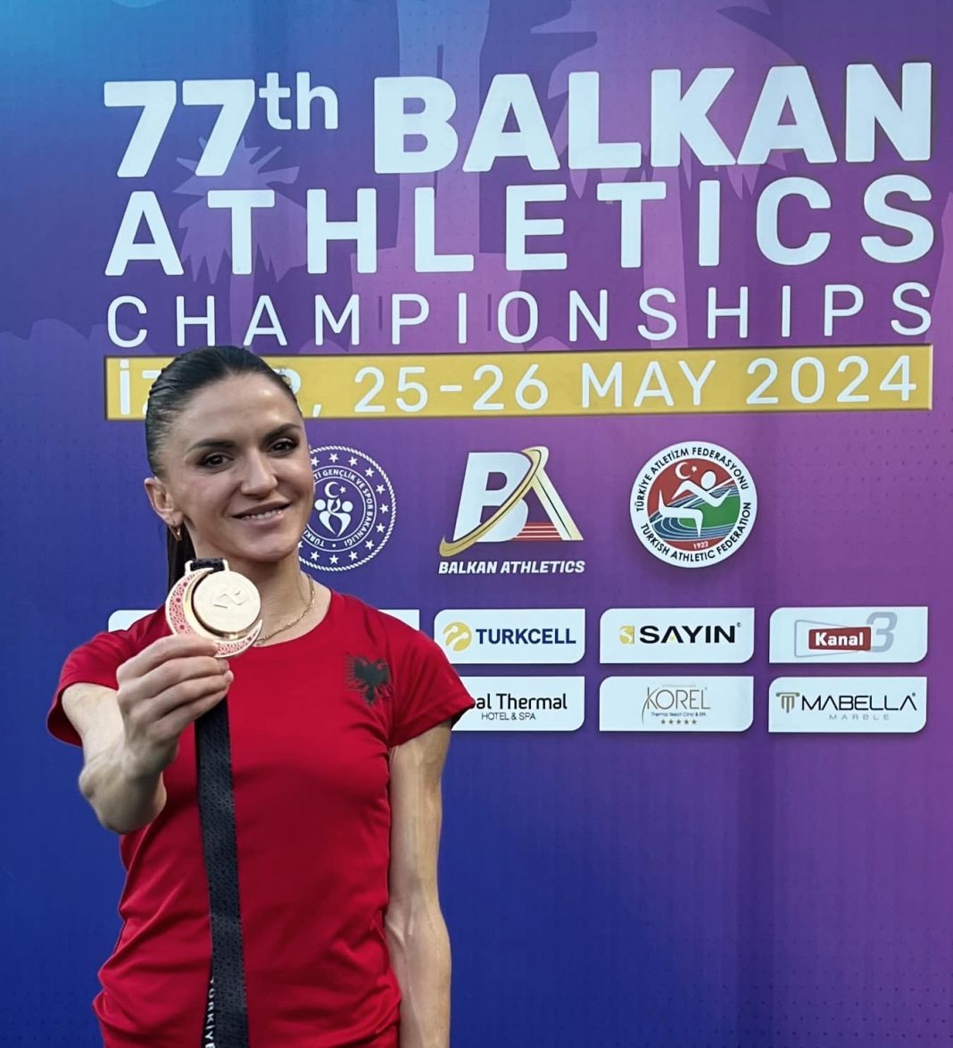 Luiza Gega, kampione e dyfishtë në kampionatin Ballkanik në Turqi