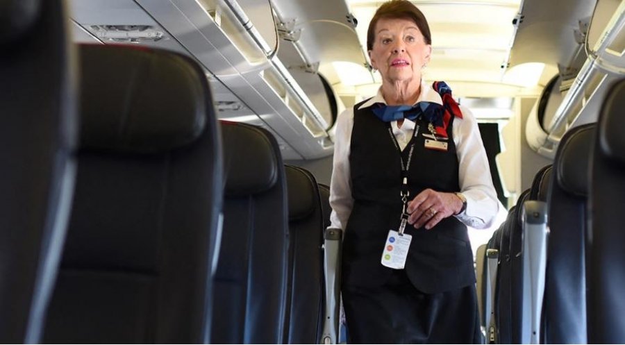 Vdes në moshën 88-vjeçare stjuardesa më jetëgjatë në botë