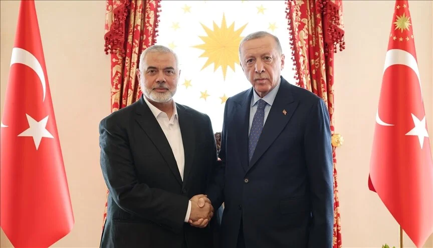 Presidenti turk pret në takim në Istanbul shefin e Hamasit