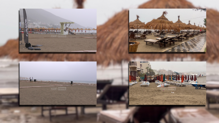 Mot i keq në Durrës dhe Vlorë, pushuesit boshatisin plazhet