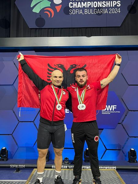 Shqipëria, 3 medalje argjendi në Europianin e peshëngritjes