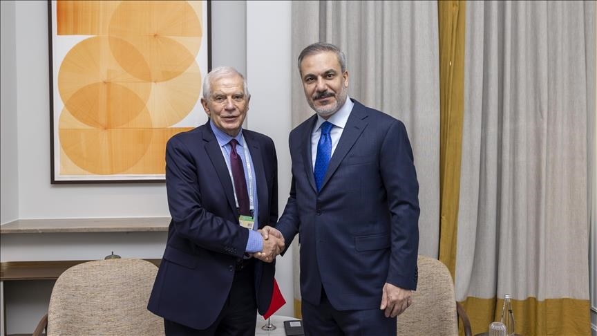 Fidan dhe Borrell diskutojnë marrëdhëniet Türkiye-BE dhe situatën në Gaza