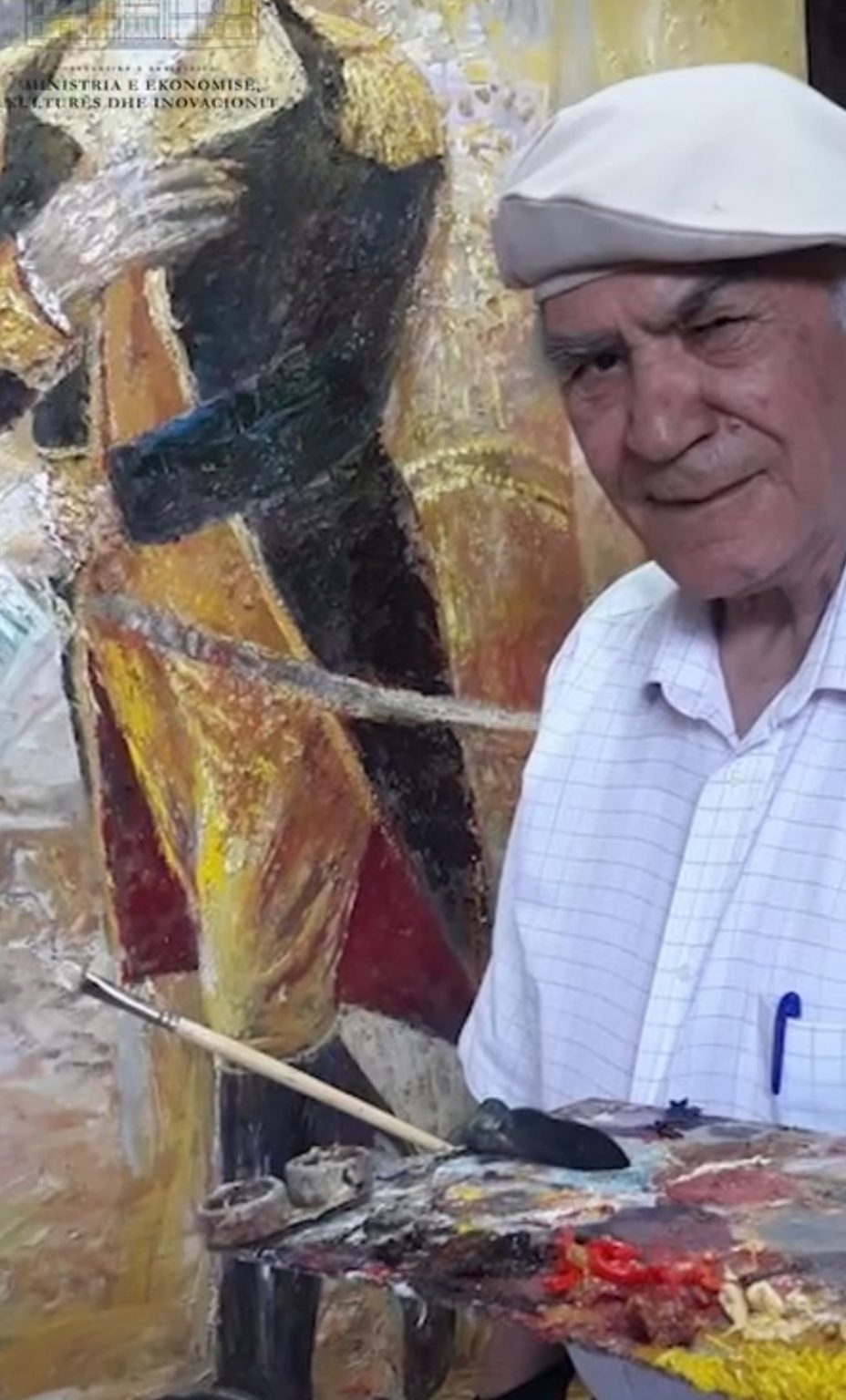 Piktori Skënder Kamberi feston 85-vjetorin, Gonxhja: Një jetë e dedikuar artit