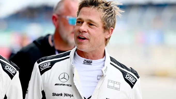 Brad Pitt në Silverstone për filmin për F1