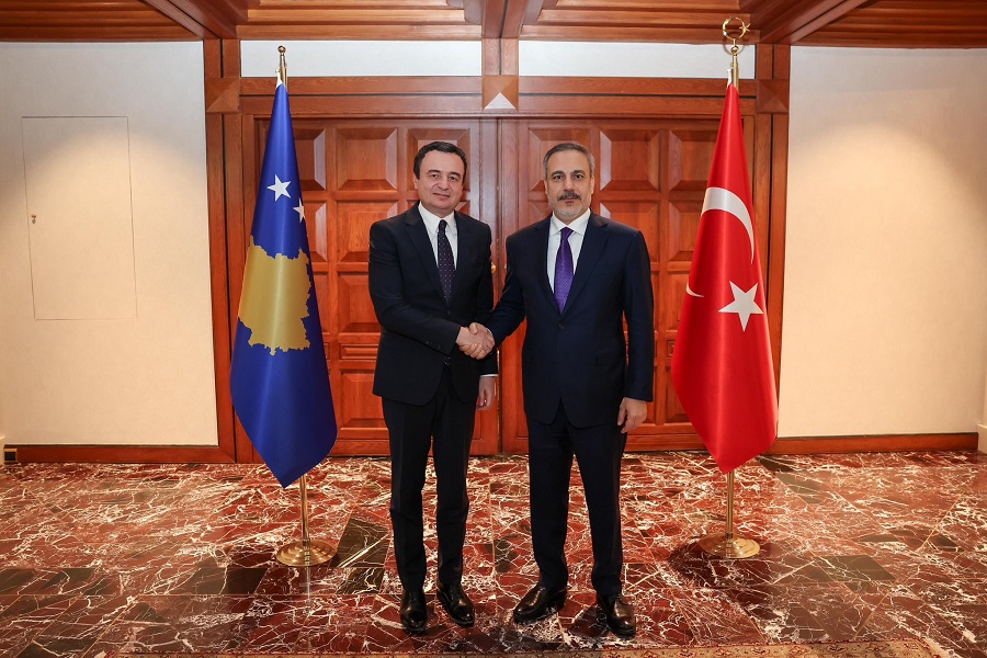 Mbështetja e Turqisë për Kosovën, Kurti takon Fidan