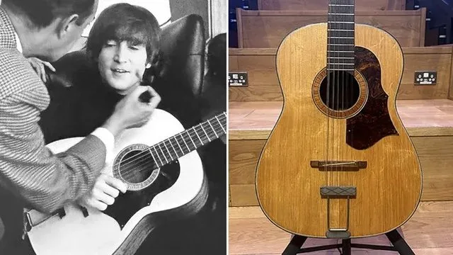 Thyen rekordin kitara e humbur e John Lennon, shitet në ankand më një shifër marramendëse