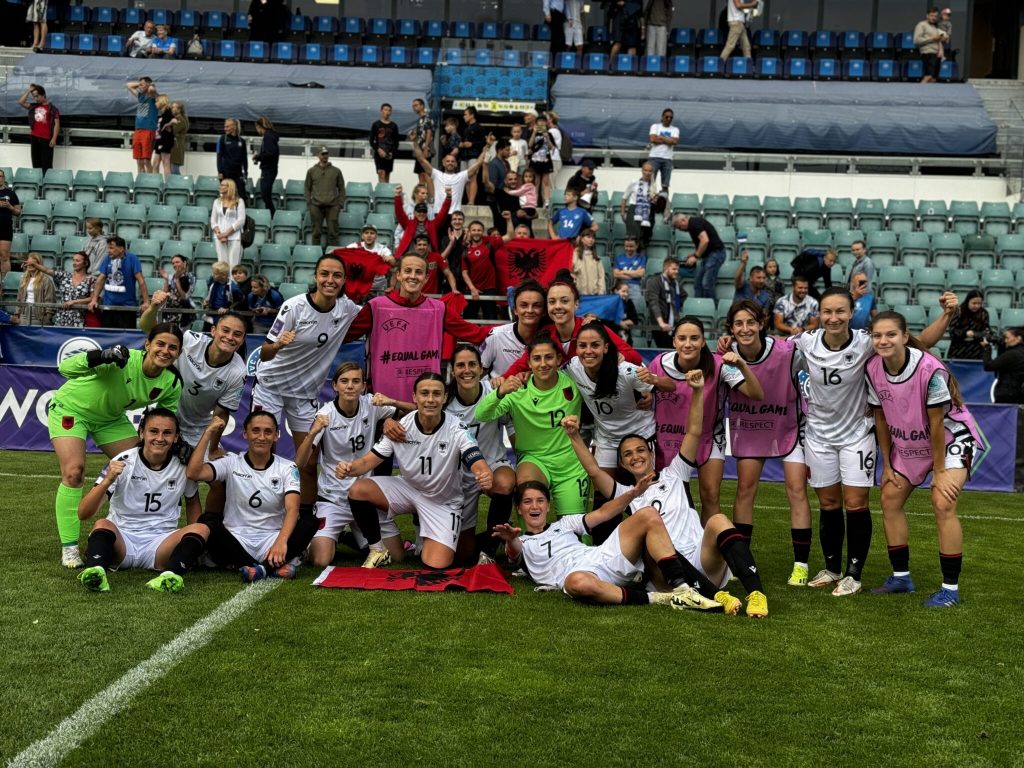 Euro “Zvicër 2025”, Shqipëria e vajzave triumfon 1-2 ndaj Estonisë dhe merr kryesimin në grup