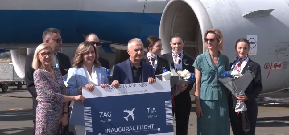 TIA, fluturime nga Tirana drejt Zagrebit/ Ambasadori shqiptar në Kroaci: Intensifikim të bashkëpunimit mes dy vendeve