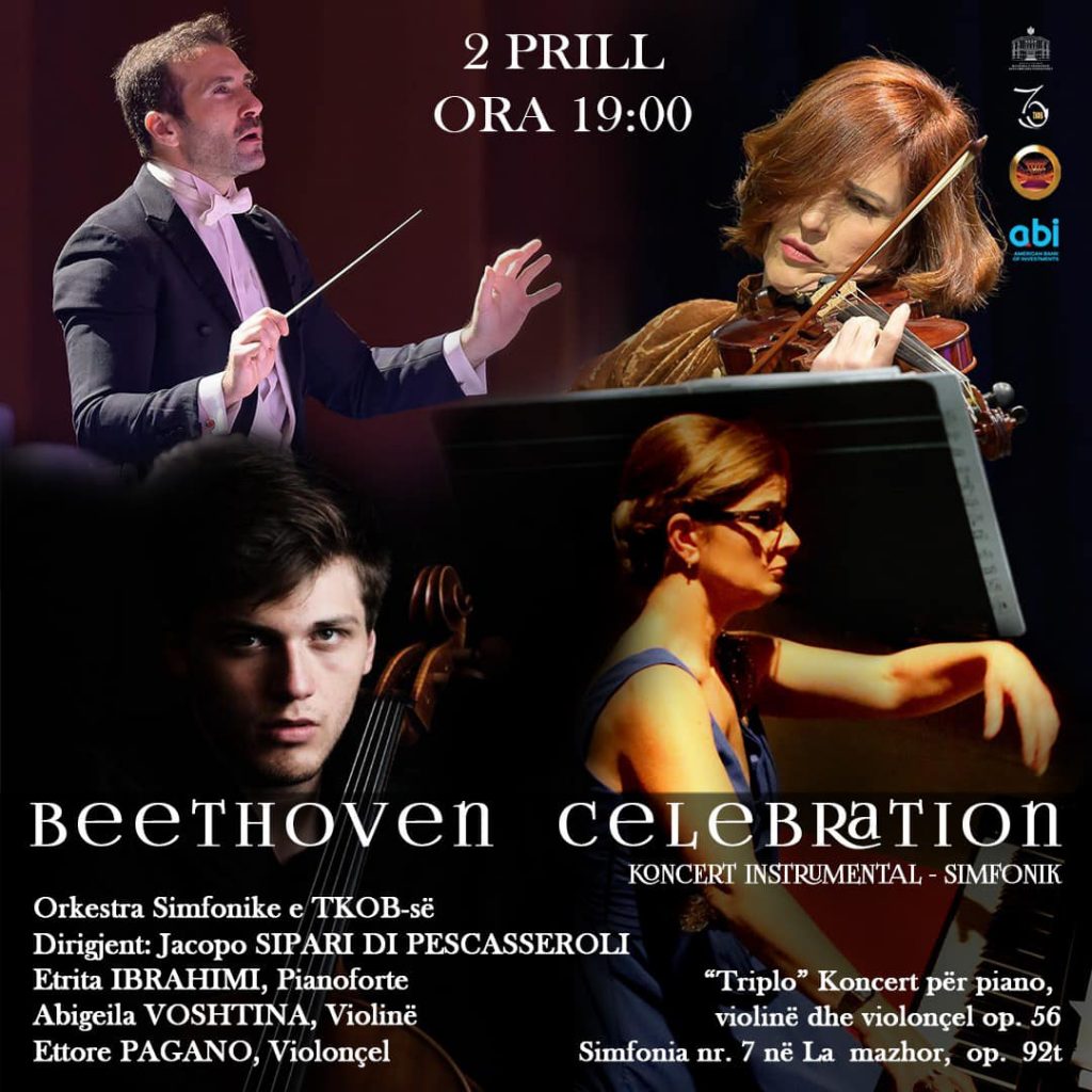 “Beethoven Celebration”, koncert instrumental-simfonik në TKOB