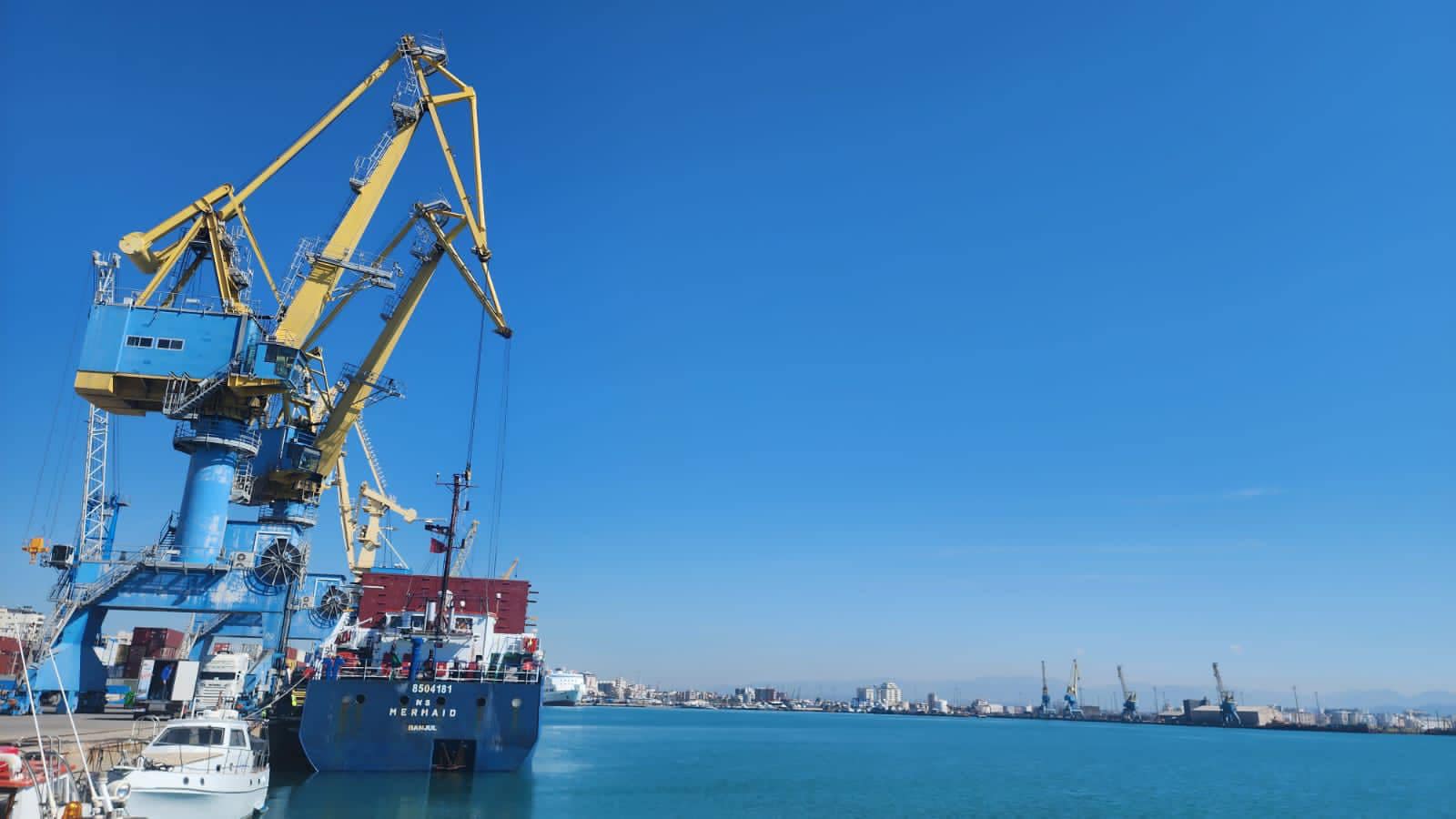 Mbi 10 mijë tonë mallra në përpunim në Portin e Durrësit