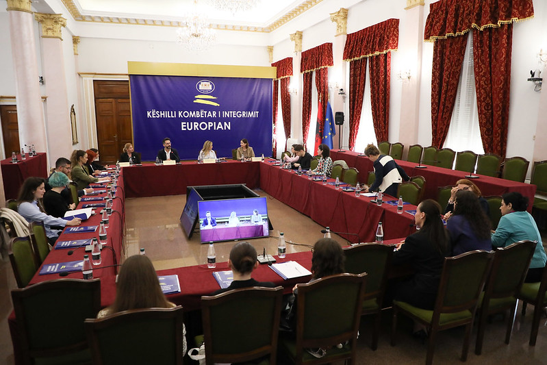 Këshilli Kombëtar i Integrimit Evropian, takim ndërgjegjësues me të rinj nga Maqedonia e Veriut, Serbia dhe Shqipëria