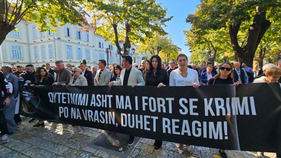 Mbyllet marshimi i opozitës në Shkodër: Rama nuk mund të qeverisë me krimin dhe bandat