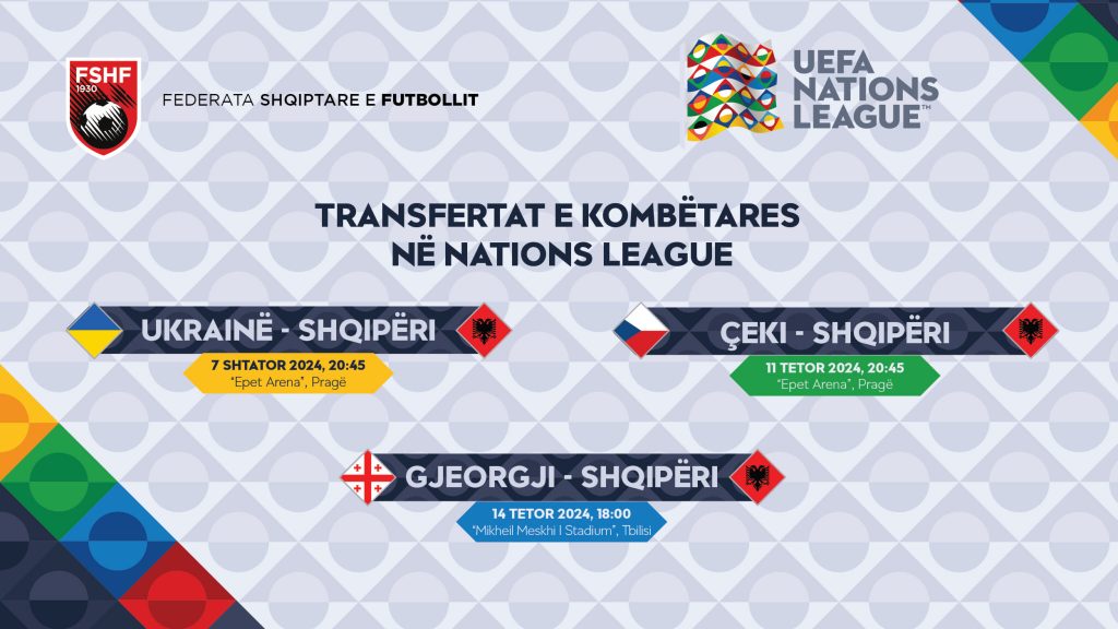 “Nations League”, UEFA përcakton stadiumet se ku do të luhen ndeshjet e Shqipërisë në transfertë