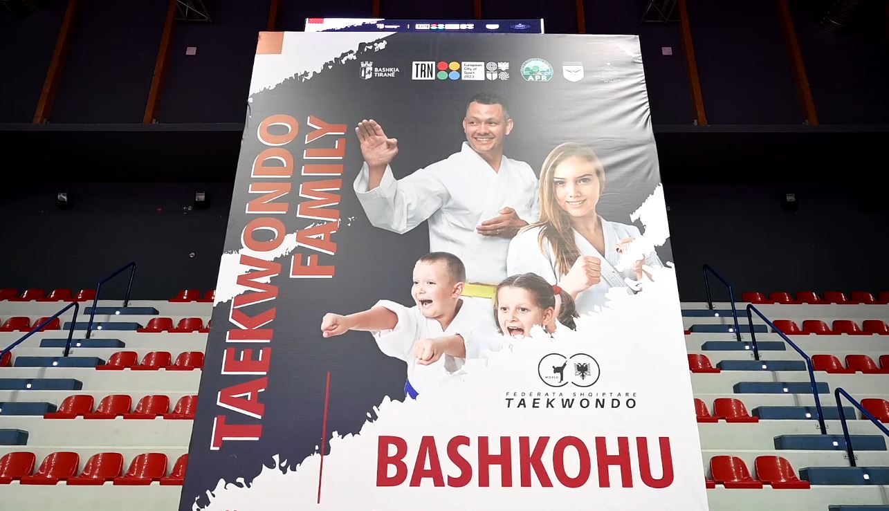E gjithë familja në taekwondo/ Veliaj në eventin e veçantë sportiv: Investimi në sport, një nga vendimet më të mira që kemi marrë