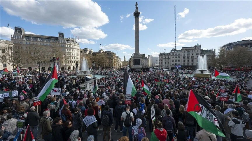 'Stop gjenocidit': Mijëra njerëz dalin në rrugë në Londër në solidaritet me Gazën