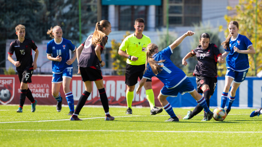 “UEFA Development U-16” për vajza, Shqipëria përballet me Kosovën, Skocinë e Portugalinë
