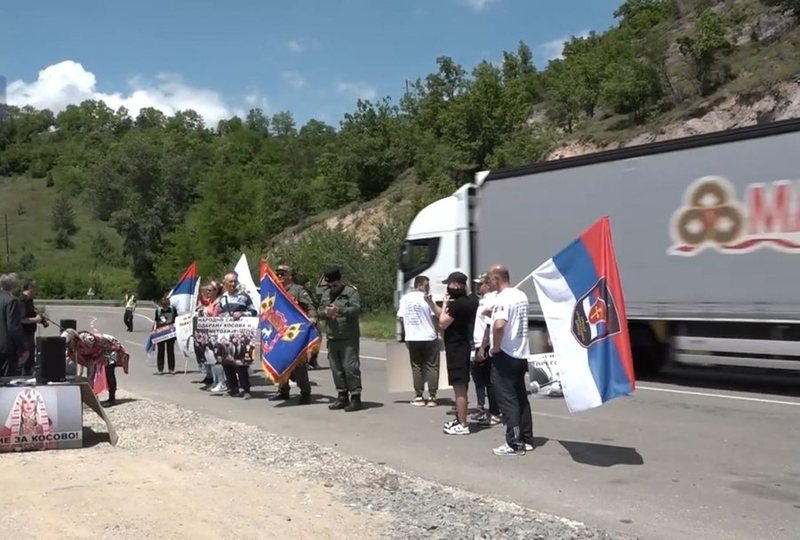 Protestë e dështuar e serbëve në Jarinjë, 5 organizata mbledhin 20 persona
