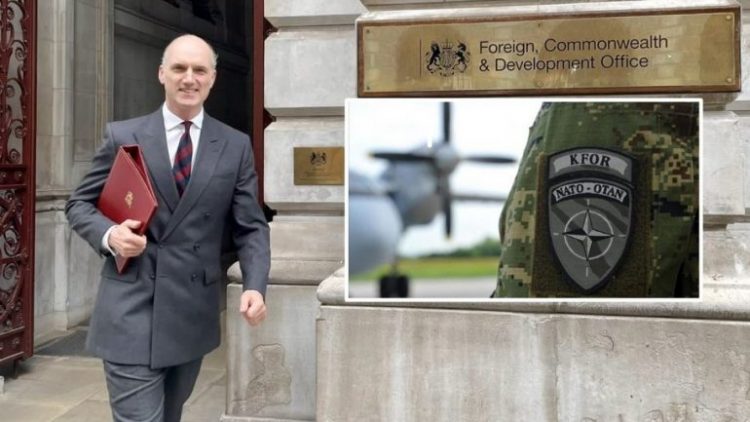 Ministri britanik për çështje evropiane: I lumtur që trupat britanike do të përforcojnë KFOR-in