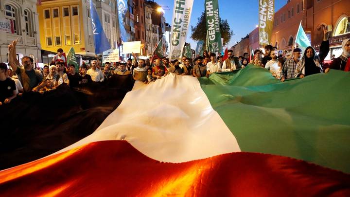 Protestë në Istanbul pas vrasjes së Haniyes:”Jeruzalemi është kauza jonë”