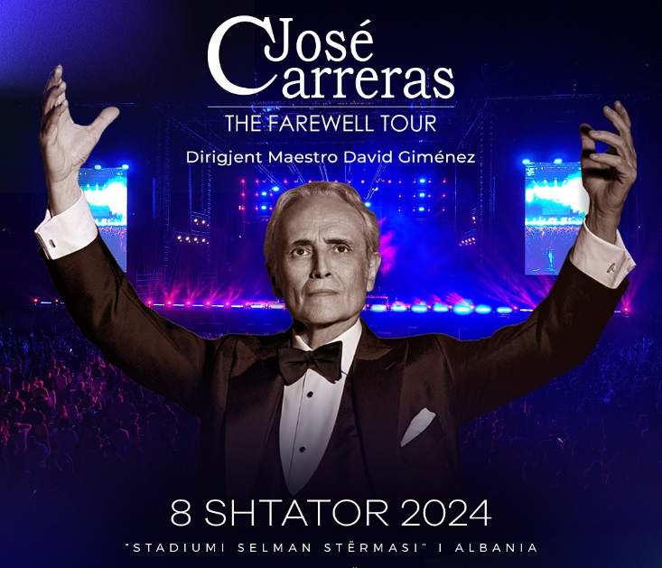 Legjenda e operas, José Carreras, do të këndojë në Tiranë