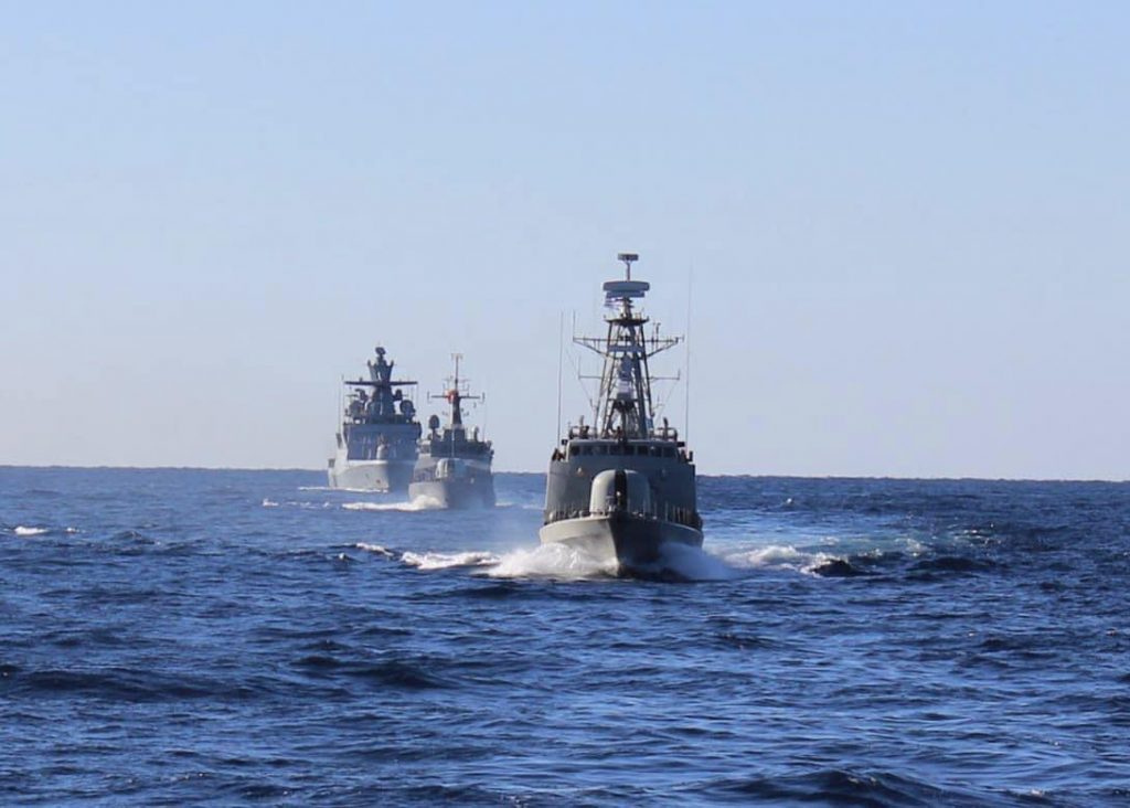 Anija “Butrinti”, stërvitje në detin Egje me anijet aleate
